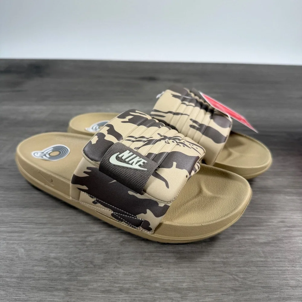 Nike Offcourt Adjust Slide Men's Size 10 Camo Color Slip On Sandal HF1438-200